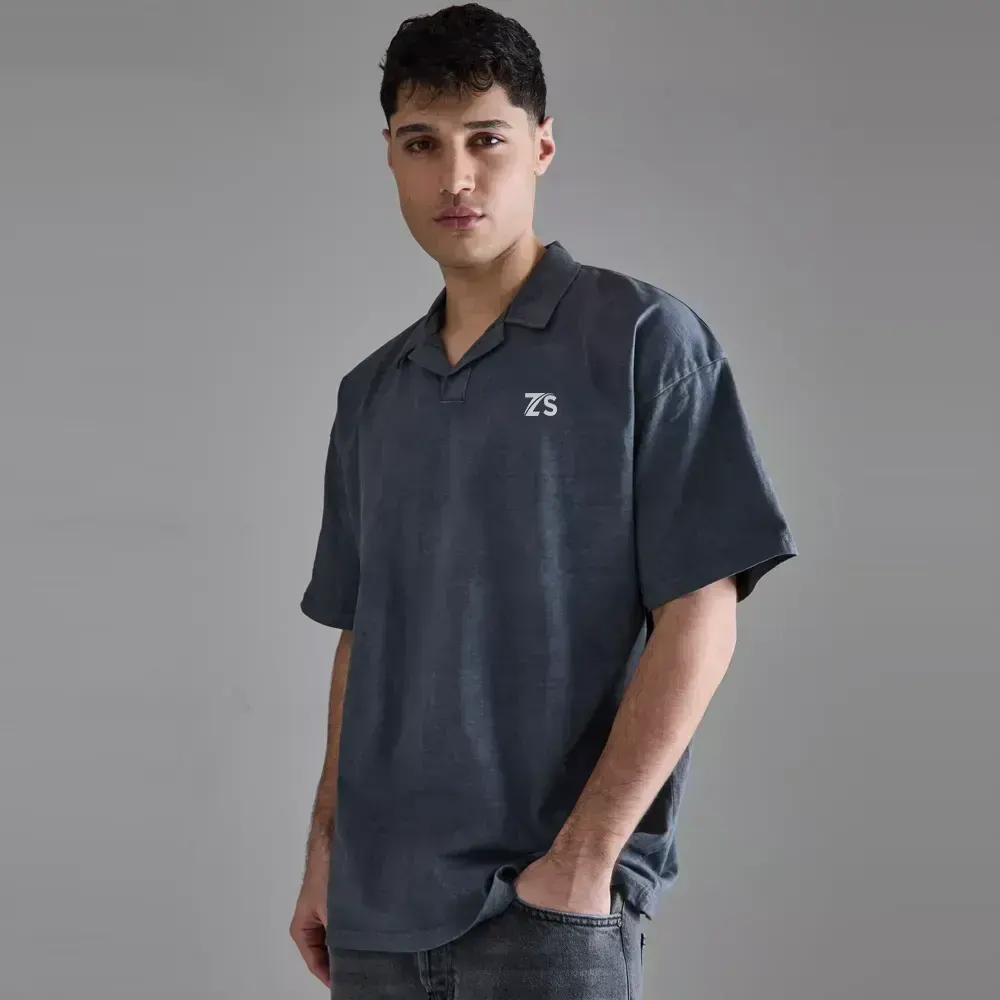 Oversized Revere Wash Polo