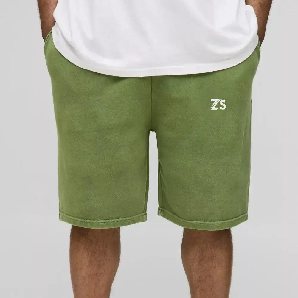 Plus Loose Fit Acid Wash Jersey Shorts