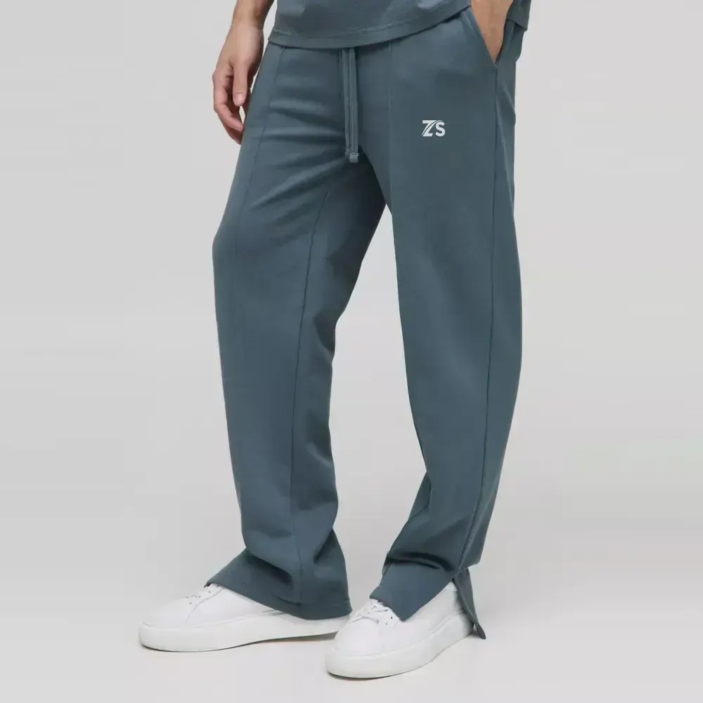 Relaxed Edizione Heavyweight Pintuck Split Hem Joggers