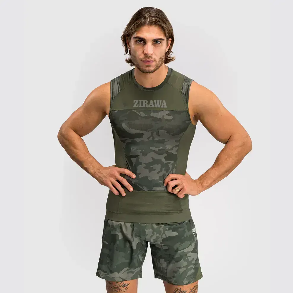 G-Fit Air Men's Sleeveless Rashguard - Army Camo
